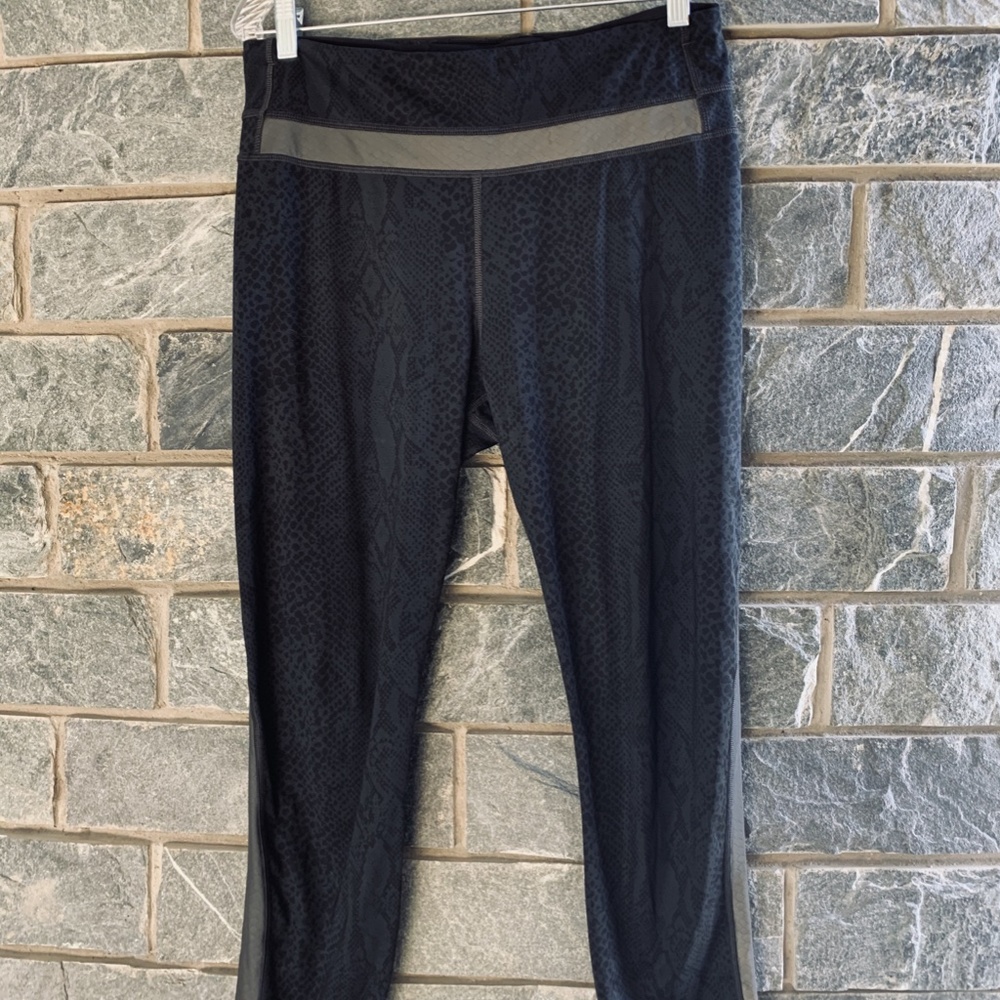 Lulu Light Speed Tights - Desert Snake, highly Reflective, size 10